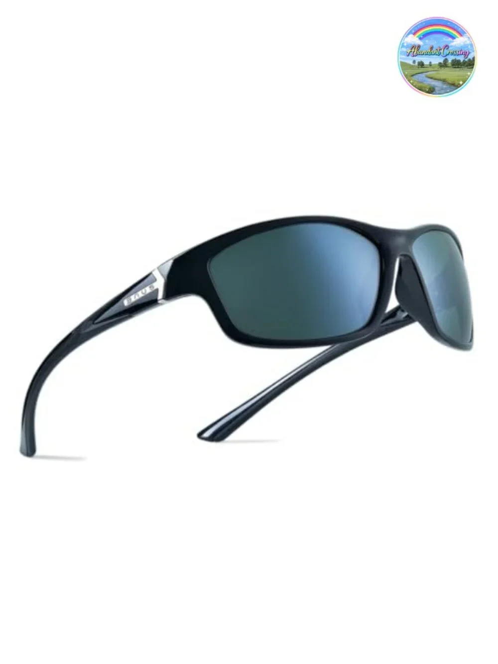 Polarized Sunglasses with Corning Glass Lenses for Fishing Driving Wrap-Around